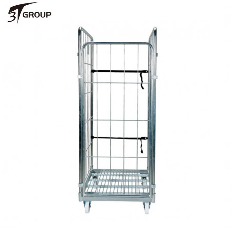 cheap Nestable 3 Sided Roll Container