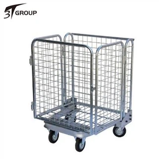 折り畳み式入れ子式ローラーコンテナ